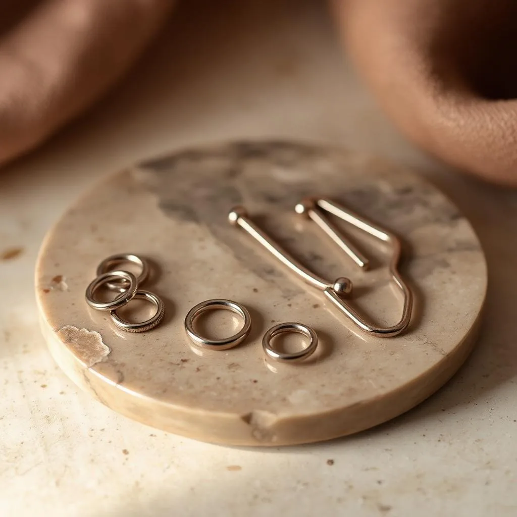 Titanyum piercing takısı — NEXA Atelier