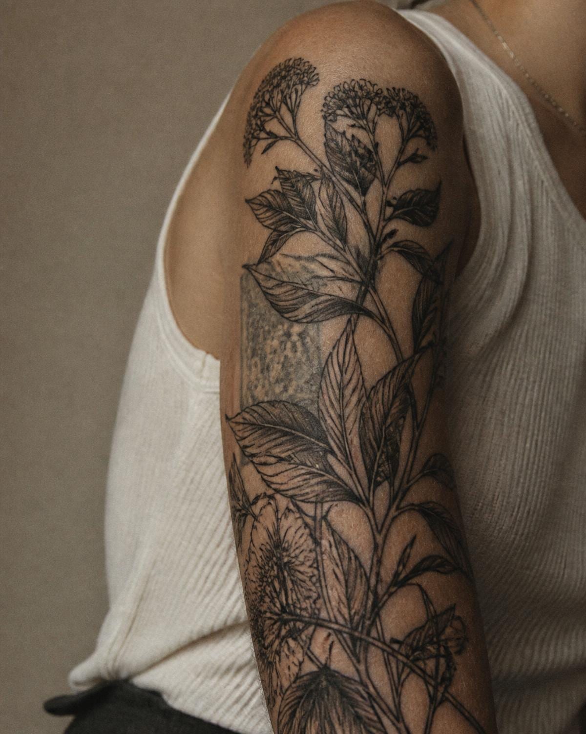 Blackwork Dövme çalışma 6